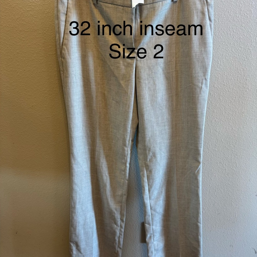 Ann Taylor NWT 2 trouser tan